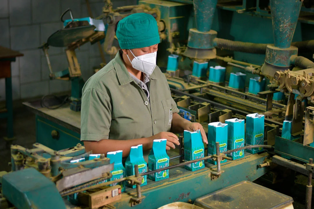 Empaquetado de yerba mate